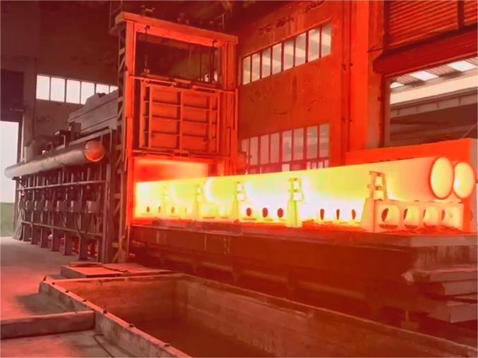 CNC Continuous Roller Bottom Annealing Furnace