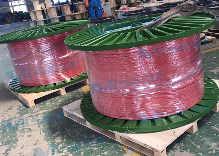 DDV Control Line Alloy 825 Stainless Steel Welded Coiled Tubing For Chemical Injection Line, SSSLCT03