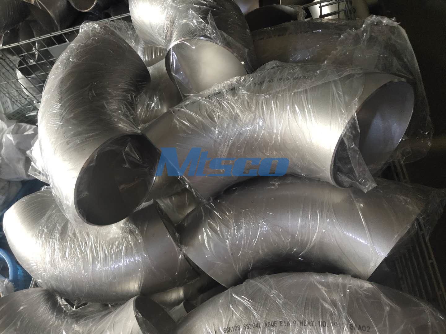 SMO 254 UNS S31254 Stainless Steel Tube Pipe Fittings, 