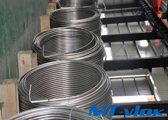 1 / 8 Inch TP304 / 304L Stainless Steel Welded Super Long Coiled Tube For Food Industry, SSSSLCT13