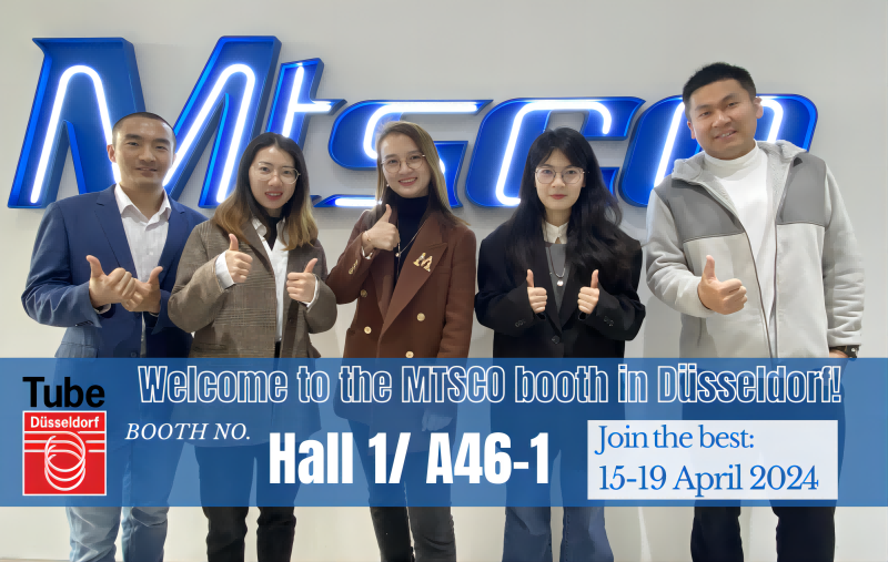 Welcome to the MTSCO booth in Wire and Tube Dusseldorf 2024!