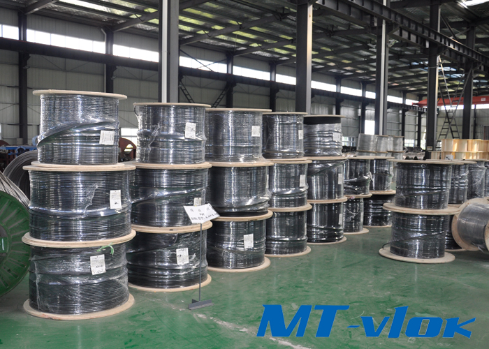 316L / 1.4404 Stainless Steel Welded Coiled Tube For Multi-core Tube, SSMCT06