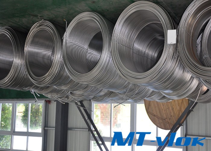 9.53mm TP304L / 316L Stainless Steel Welded Super Long Coiled Tubing For Medicine Industry, SSSSLCT16