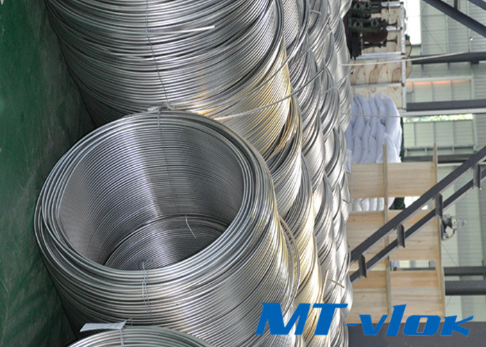 ASTM A213 / A269 S30400 / S31600 Stainless Steel Welded Super Long Coiled Tube, SSSSLCT17