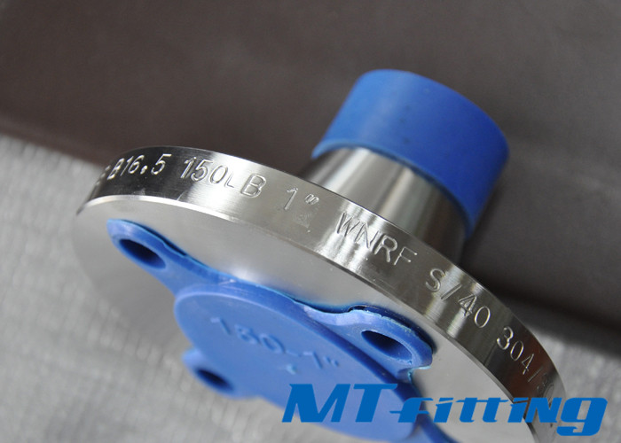 Class1500 ASME / ANSI B16.5 F347 Stainless Steel Welded Neck Flange For Connection, MTBWF14