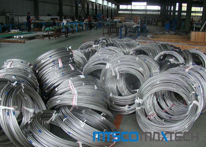 TP316 / 316L / 316Ti Bright Annealed Stainless Steel Seamless Control Line Coiled Tubing, SSSCT12