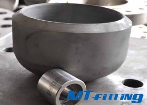 ASME / ANSI B16.5 Stainless Steel Cap , Butt Welded Stainless Steel Pipe Fitting