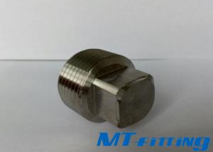 ASTM A105 F304H / 316H Stainless Steel Hex / Square / Round Haed Plug Threaded Forged Fittings