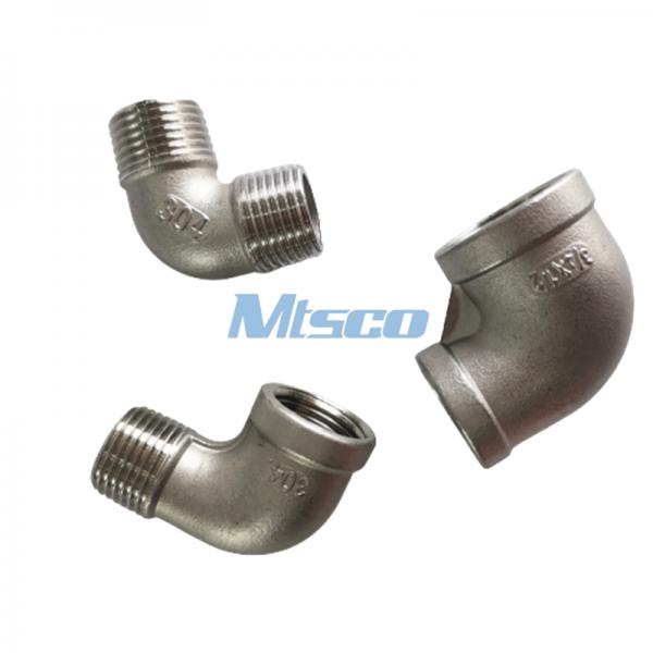 CF8M ASTM A351 Male Female Thread Casting Fitting Reducing Elbow