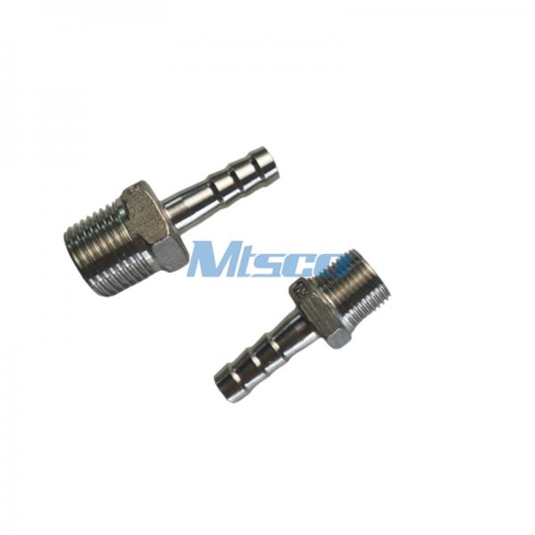 Hose Nipple Stainless Steel Casting Fitting  NPTM 150psi Thread Connection